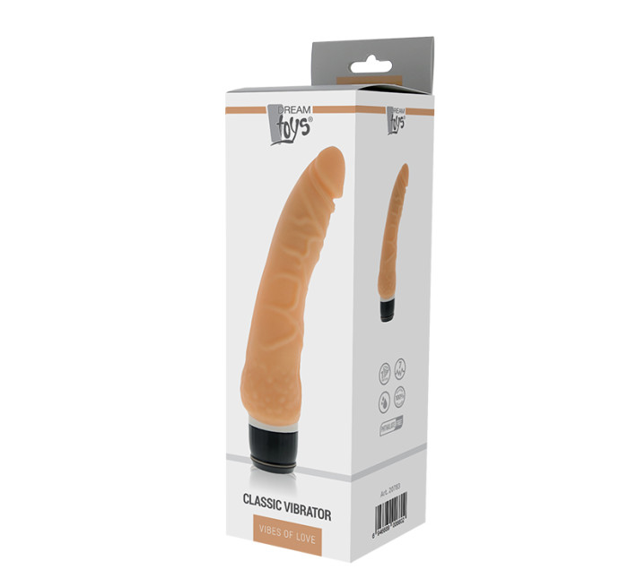 Вібромасажер Dreamtoys Purrfect Silicone Classic 7,1 inch Тілесний