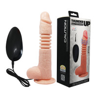 Вібратор LyBaile Thunder Up Vibrating Dildo Flesh Вібратор LyBaile Thunder Up Vibrating Dildo Flesh