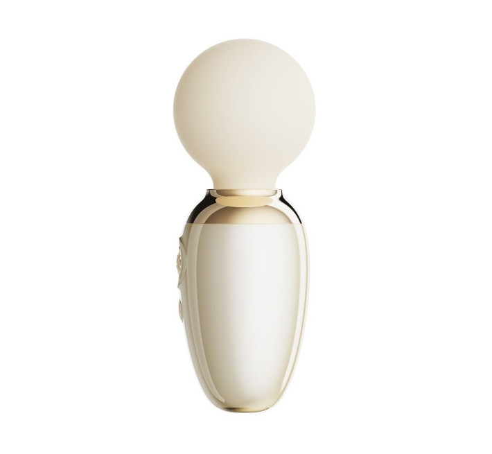 Смарт-вібромасажер Zalo – AVA Ivory White, 8 режимів, підігрів, дуже потужний та компактний