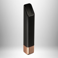 Вібратор Rocks Off Bamboo Чорний із Золотом