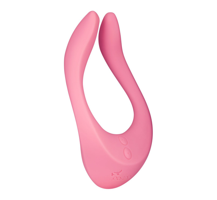 Вибратор для пар Satisfyer Endless Joy Pink, 3 независимых мотора, многофункциональный