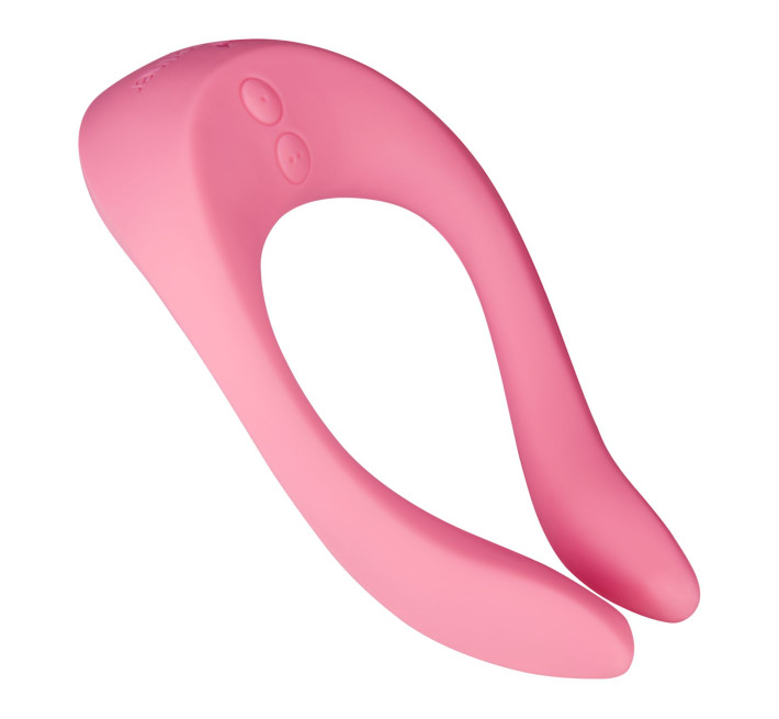 Вибратор для пар Satisfyer Endless Joy Pink, 3 независимых мотора, многофункциональный