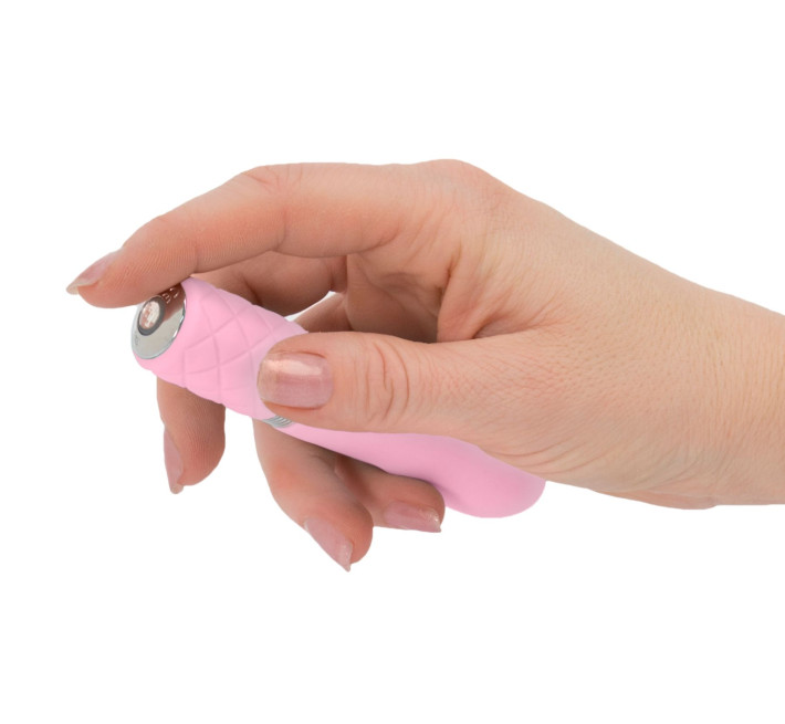 Роскошный вибратор PILLOW TALK Flirty с кристаллом Сваровски Розовый