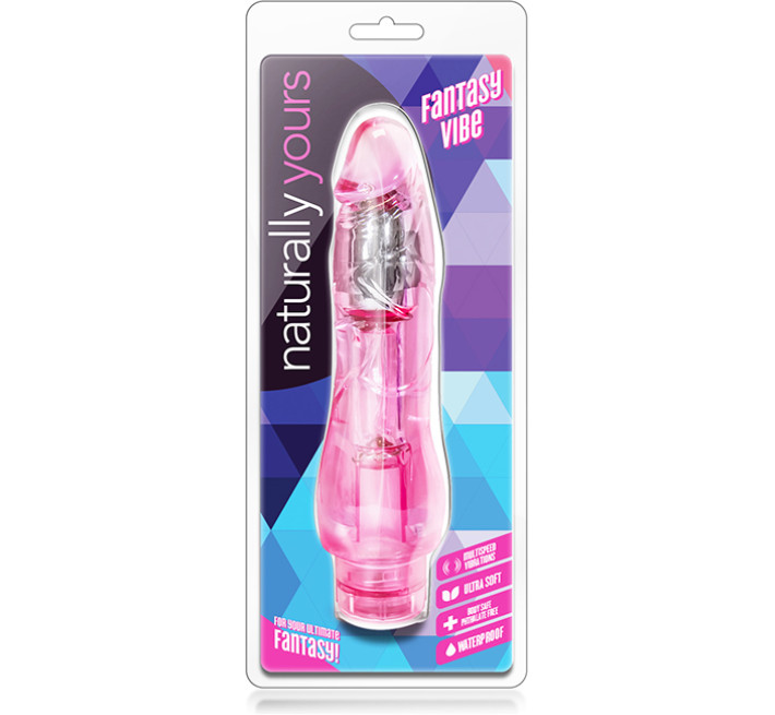 Вібратор Blush NATURALLY YOURS FANTASY VIBE Рожевий