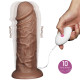 Реалістичний вібратор LoveToy Realistic Chubby Vibrating Dildo 10.5 Коричневий