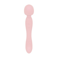 Вібромасажер Good Vibes Only - SIMI Double-Sided Wand Vibrator Soft Silicone - Pink