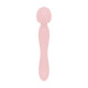 Вібромасажер Good Vibes Only - SIMI Double-Sided Wand Vibrator Soft Silicone - Pink