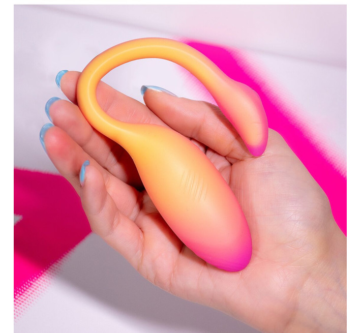 Смарт-виброяйцо Magic Motion Flamingo Max Orange 2 в 1: виброяйцо и тренажер Кегеля, 10 режимов