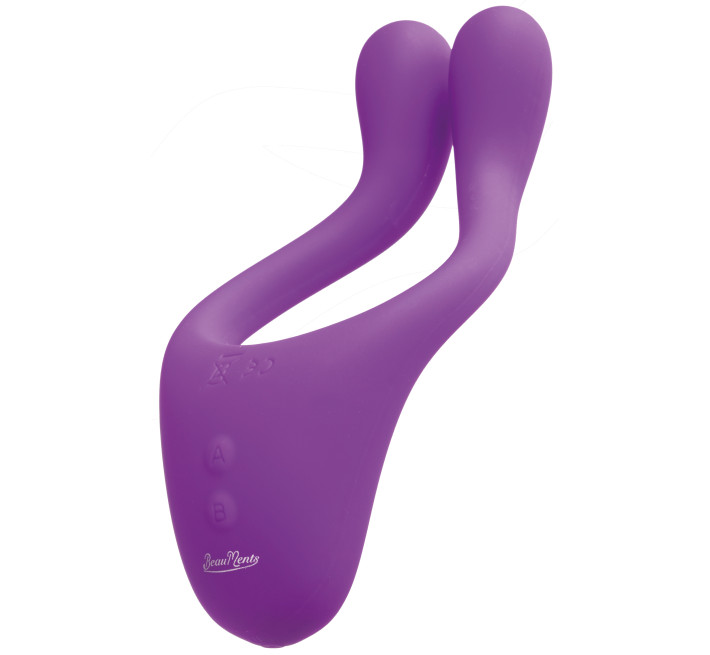Hi-tech вібратор StRubber BeauMents Doppio Фіолетовий