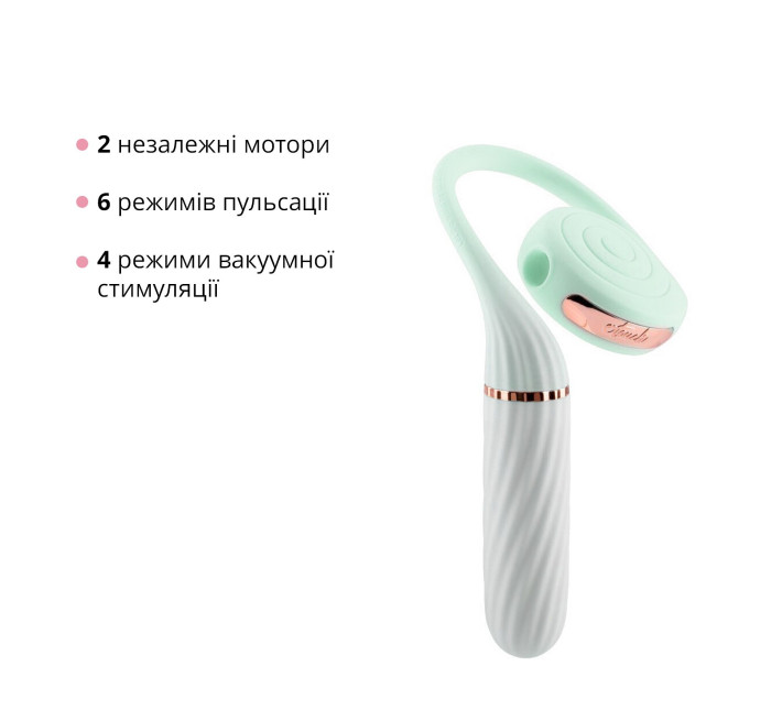 Пульсатор з вакуумною стимуляцією Otouch LOLLIPOP Teal