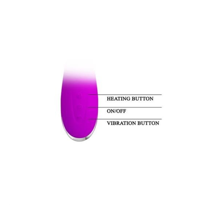 Вібратор Pretty Love Wilbur Vibrator Pink With Heating