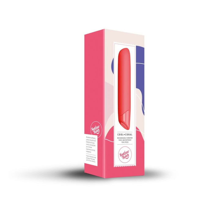 Вибратор SugarBoo Cool Coral, 10 уровней интенсивности