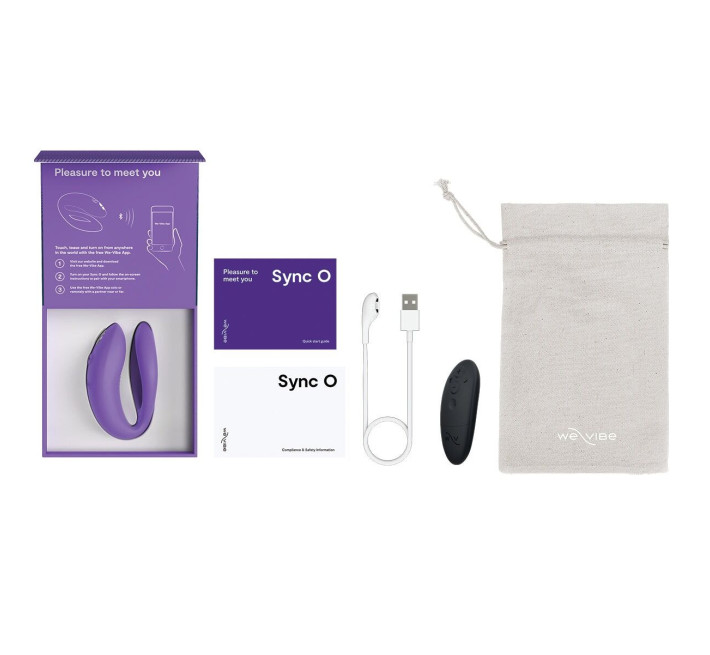 Смарт-вібратор для пар We-Vibe Sync O Light Purple