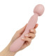 Вібромасажер Good Vibes Only - SIMI Double-Sided Wand Vibrator Soft Silicone - Pink