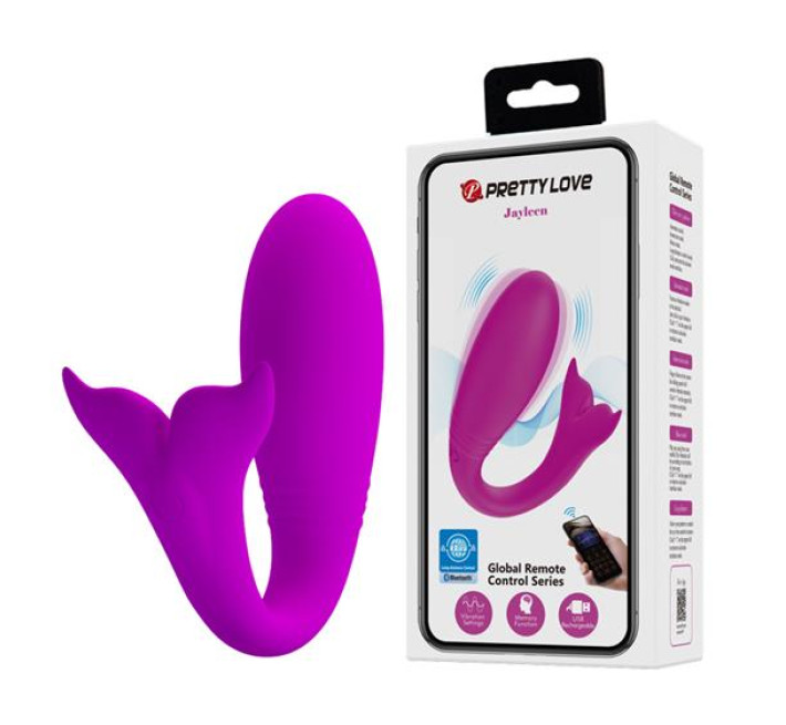 Вібратор Pretty Love Jayleen Stimulator Purple (App)
