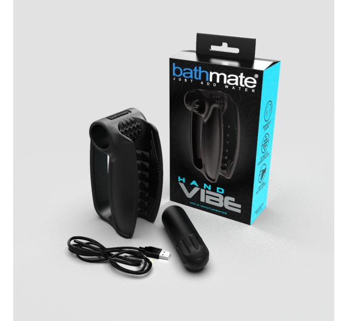 Мастурбатор з віброкулею Bathmate Hand Vibe, 10 режимів, перезаряджається