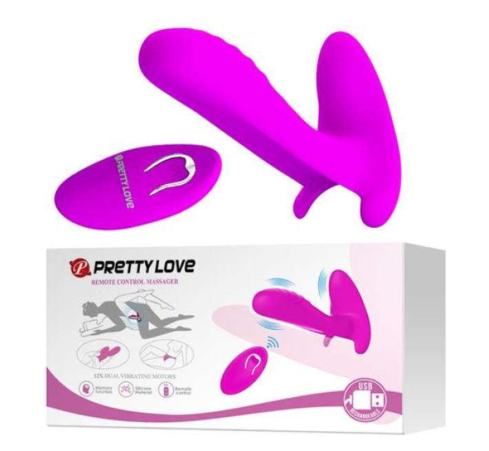 Вибратор Pretty Love Remote Control Massager Purple