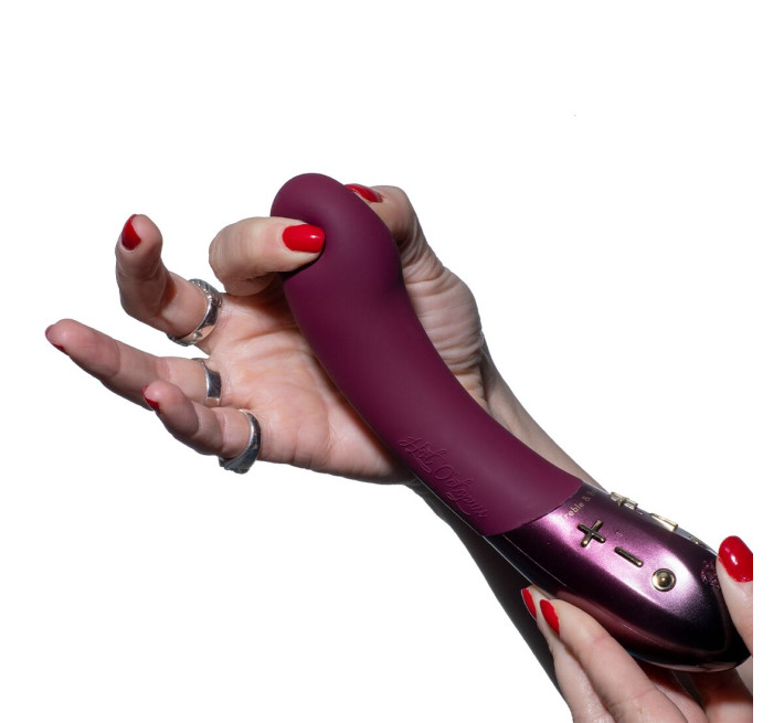 Вибратор для точки G Hot Octopuss KURVE, Treble and Bass Technology, 2 мотора, мягкий кончик