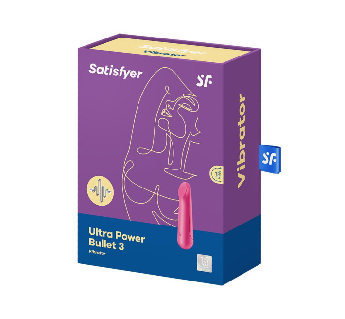Віброкуля перезаряджаєма Satisfyer Ultra Power Bullet 3 Red