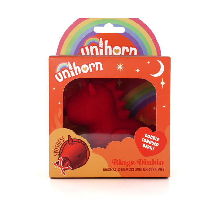 Вібратор-єдиноріжка Unihorn - Blaze Diablo, пестливий язичок