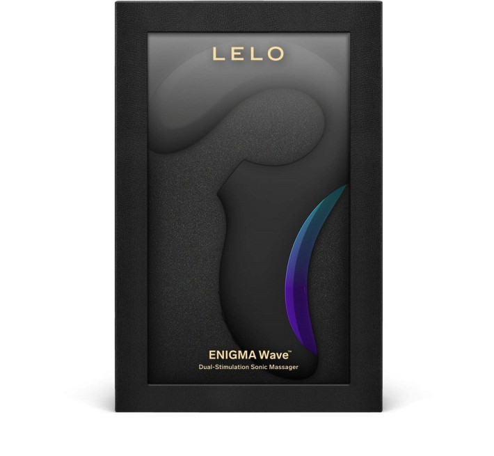 Кліторально-вагінальний звуковий стимулятор LELO Enigma WAVE Black, 3 типи стимуляції