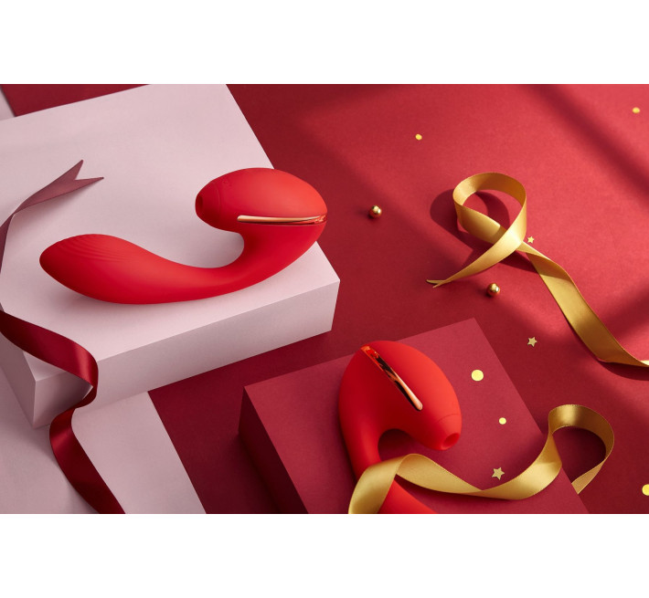 Вакуумный вибратор Kisstoy Tina с подогревом