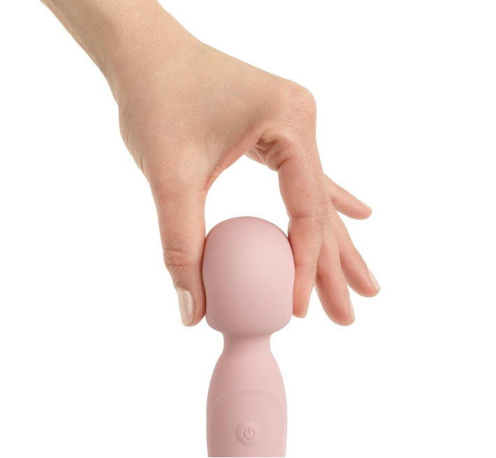 Вібромасажер Good Vibes Only - SIMI Double-Sided Wand Vibrator Soft Silicone - Pink