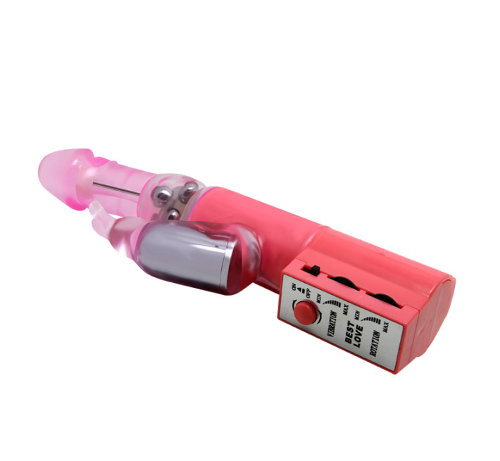 Вібратор Pretty Love Christina Vibrator with Bunny Рожевий