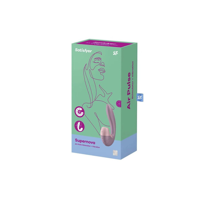 Вакуумный вибратор Satisfyer Supernova Old Rose, 2 положения ствола