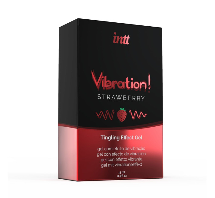 Рідкий вібратор Intt Vibration Strawberry 15 мл