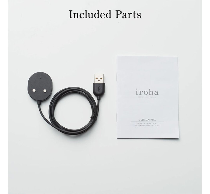 Мінівібратор IROHA SAKURA Pink, роздвоєний кінчик, 5 режимів, перезаряджуваний