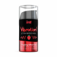 Жидкий вибратор Intt Vibration Strawberry 15 мл Жидкий вибратор Intt Vibration Strawberry 15 мл