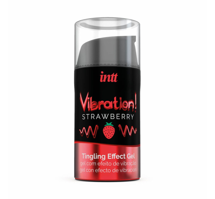 Рідкий вібратор Intt Vibration Strawberry 15 мл