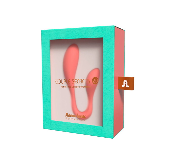 Смарт-вибратор для пар Adrien Lastic Couple Secrets 2.0, 2 мотора, 10 режимов
