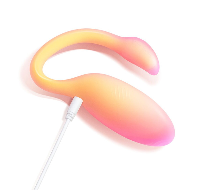 Смарт-виброяйцо Magic Motion Flamingo Max Orange 2 в 1: виброяйцо и тренажер Кегеля, 10 режимов