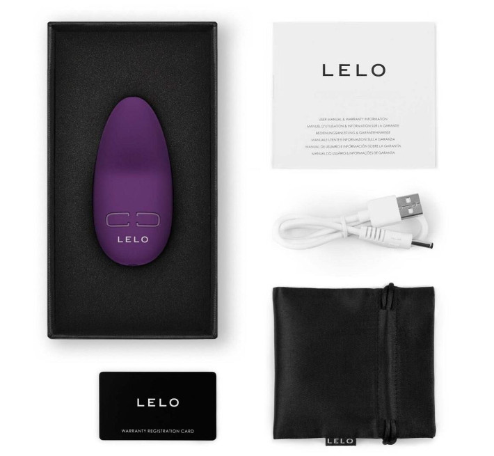 Мінівібратор для клітора LELO Lily 3 Dark Plum, 10 режимів, дуже потужний