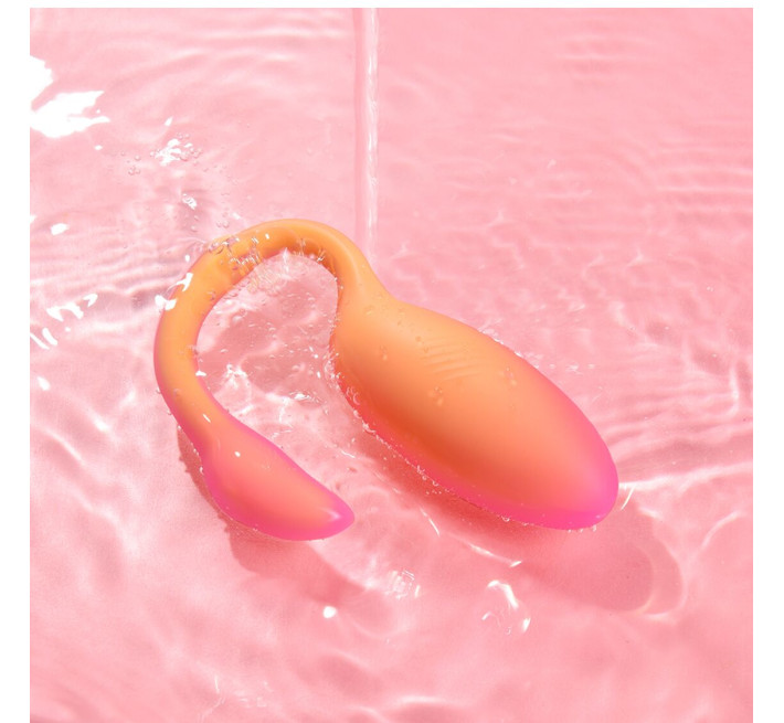 Смарт-виброяйцо Magic Motion Flamingo Max Orange 2 в 1: виброяйцо и тренажер Кегеля, 10 режимов