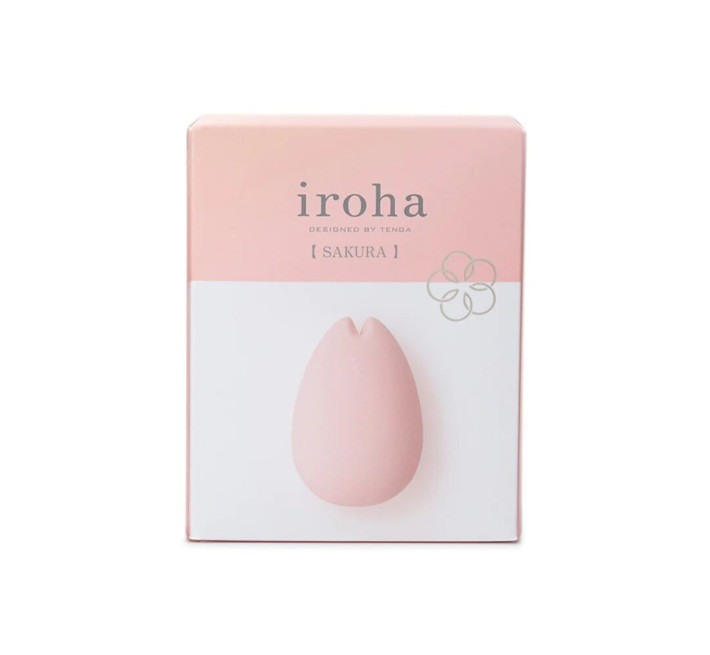 Мінівібратор IROHA SAKURA Pink, роздвоєний кінчик, 5 режимів, перезаряджуваний