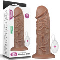 Реалістичний вібратор LoveToy Realistic Chubby Vibrating Dildo 10.5 Коричневий