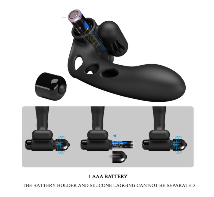 Насадка на палець Pretty Love Orlando Honey Finger Vibrator Black