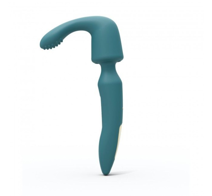 Вибромассажер с двумя насадками Love To Love R-EVOLUTION TEAL ME, гибкая головка