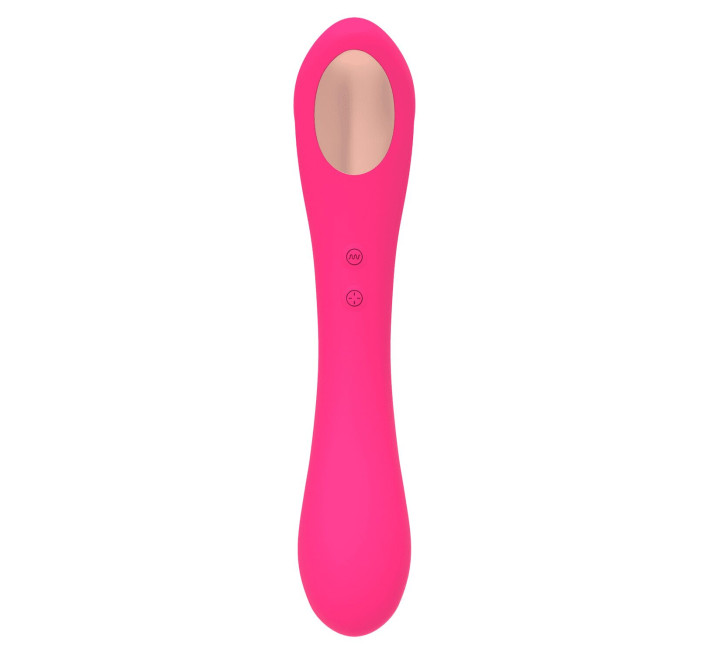 Вибратор и вакуумный клиторальный стимулятор 2-в-1 Alive Quiver Magenta Pink обновленная модель