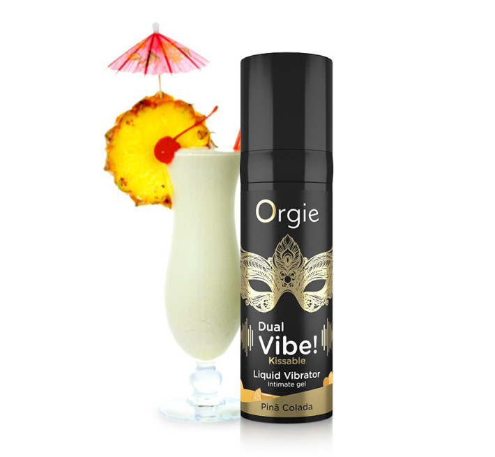 Рідкий вібратор Orgie Піна Колада DUAL VIBE! 15 мл