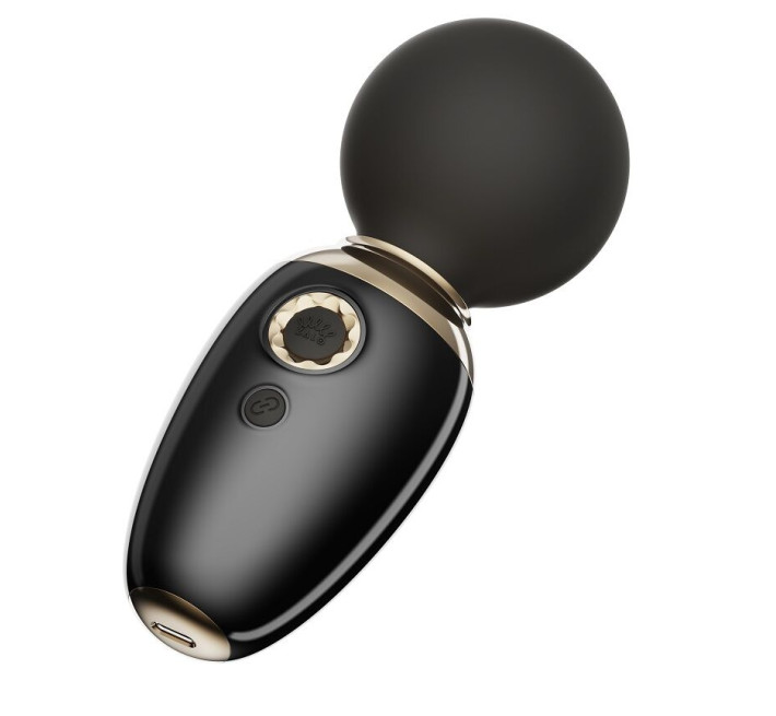 Смарт-вібромасажер Zalo – AVA Obsidian Black, 8 режимів, підігрів, дуже потужний та компактний