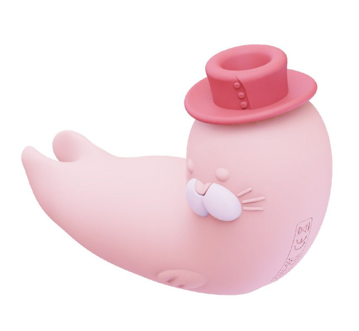 Вакуумний вібратор CuteVibe Franky Pink