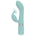 Роскошный вибратор-кролик Pillow Talk Kinky Бирюзовый