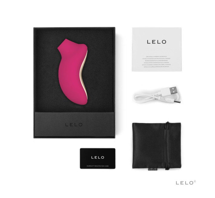 Звуковой стимулятор клитора LELO SONA 2 Cerise, 12 режимов