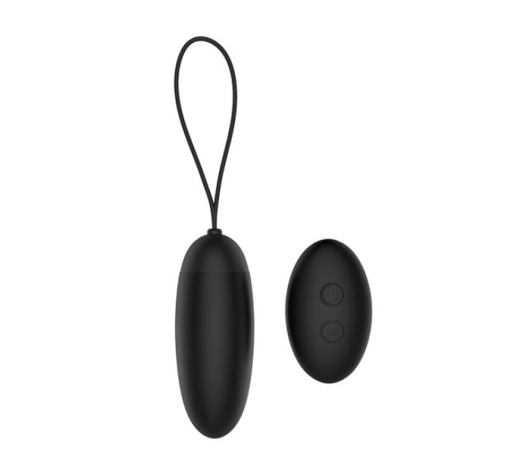 Віброяйце з бездротовим пультом Dreamtoys Dusky Pleaser Чорне