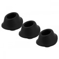 Змінні насадки Womanizer Premium, Classic, Liberty, Starlet - M, Чорні, 3 шт