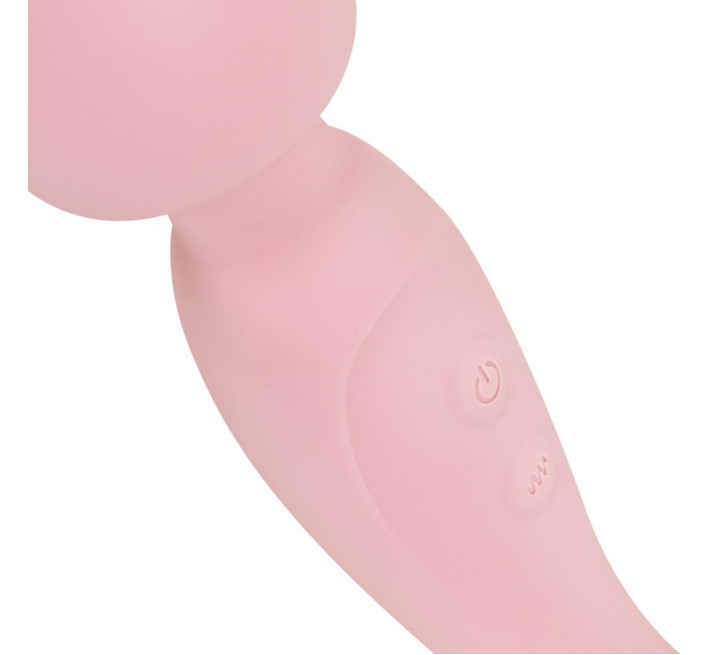 Вібромасажер Good Vibes Only - SIMI Double-Sided Wand Vibrator Soft Silicone - Pink